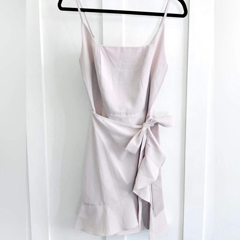 Ballet Wrap Mini Dress